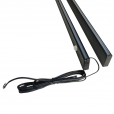 COB-LED verlichte roede met bewegingssensor zwart (inclusief trafo)