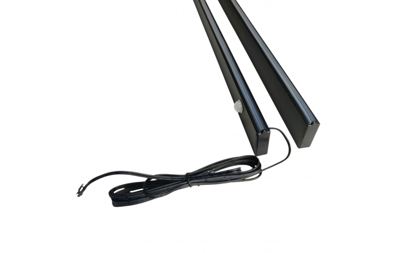 COB-LED verlichte roede met bewegingssensor zwart (inclusief trafo)