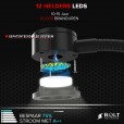 LED Bedlampje met flexibele arm, dimfunctie en USB ( 1 stuk)