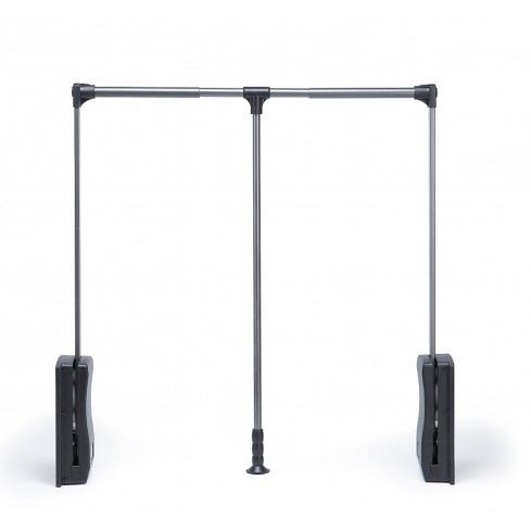 Kledinglift luxe zwart/chroom draagvermogen 15 kg  OP=OP