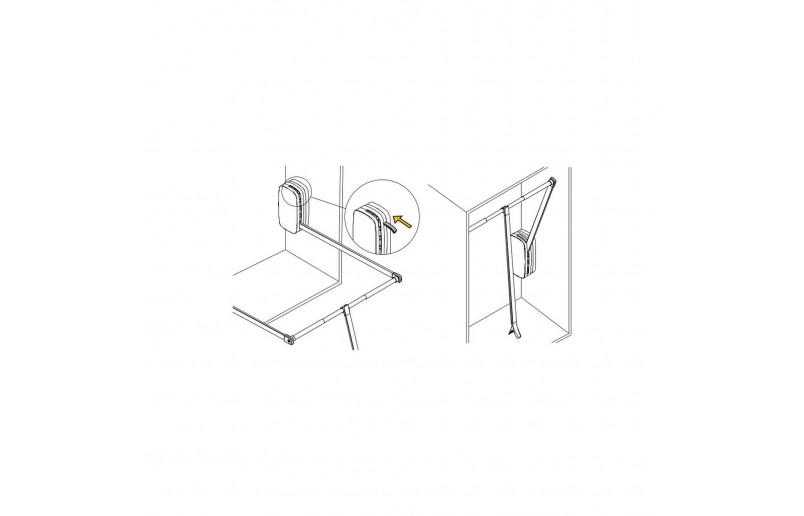 Afstandshouders voor design kledingliften