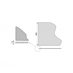 Anti-slip mat grijs 
