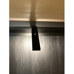 Arc LED spot zwart in complete set