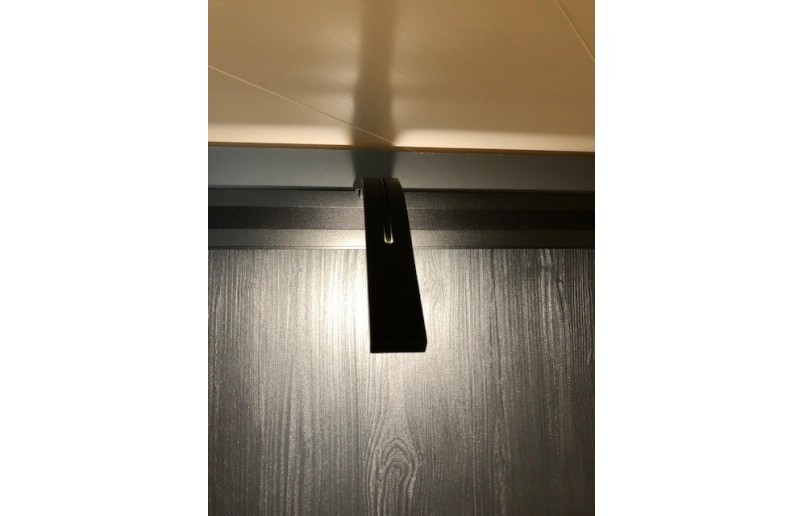Arc LED spot gebogen zwart - AC1900ZW