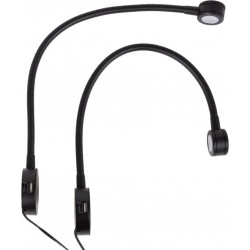 Led Bedlampjes met flexibele arm, dimfunctie, USB én USB-C (2 stuks) 