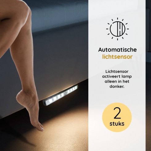 Bed uitstapverlichitng met sensor