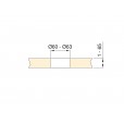 Meubel stopcontact inbouw met RVS deksel - SC1000RVS