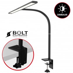 Bureaulamp Leeslamp zwart ultra breed met dimfunctie