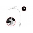 Bureaulamp Leeslamp wit ultra breed met dimfunctie