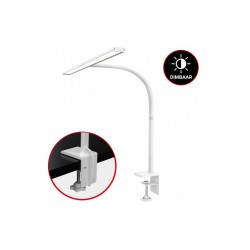 Bureaulamp Leeslamp wit ultra breed met dimfunctie