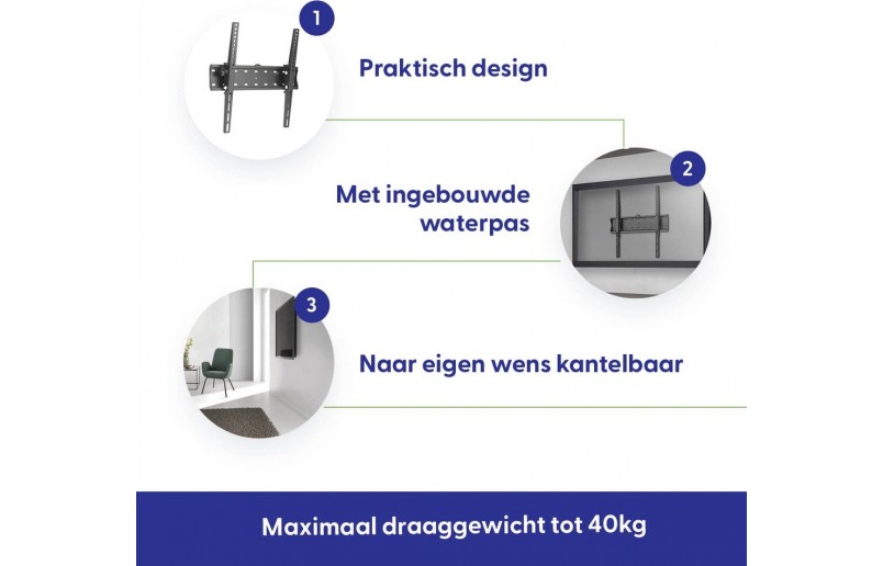 TV muurbeugel 40kg