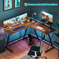 Gaming hoekbureau Dex vintage look topblad 