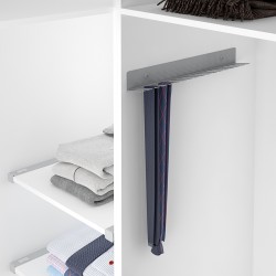 Dassenhouder / riemenhouder / handtassenhouder zilver 