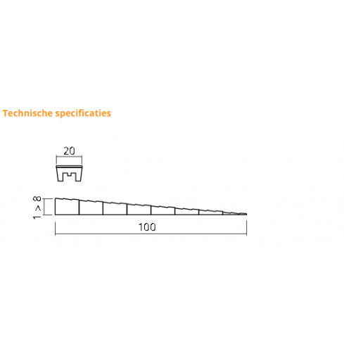Stelwig kunststof transparant
