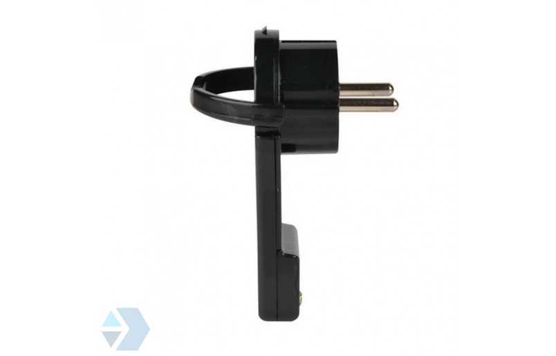 Extra platte stekker wit en zwart - PST610