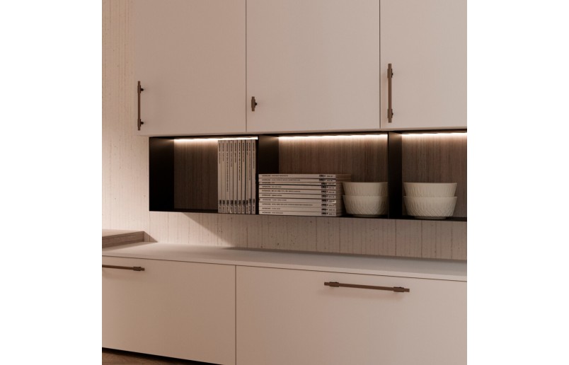 Flexibele ledstrip 2700K voor groef van 4x11 mm, lengte 3024 mm