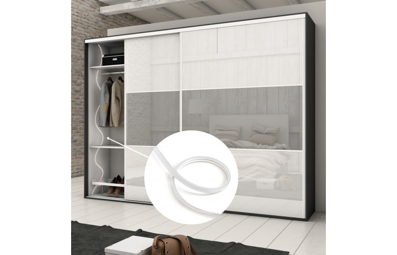 Flexibele ledstrip 2700K voor groef van 4x11 mm, lengte 3024 mm