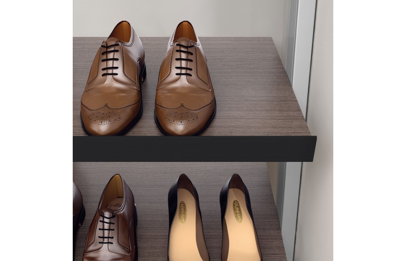 Front profielen voor schoenenplanken antraciet