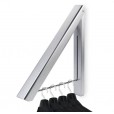 Milano Luxurious inklapbare garderobehouder/droogrek zilver -