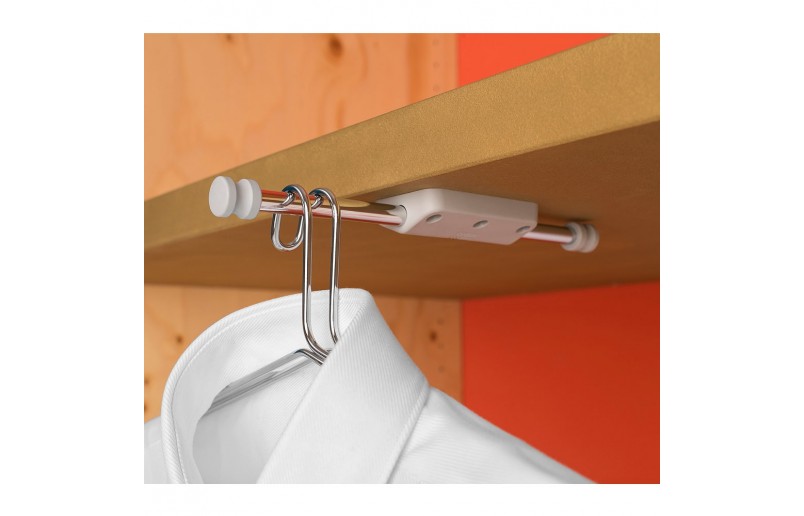 Uittrekbare garderobehouder