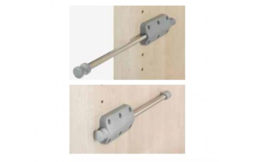 Uittrekbare garderobehouder