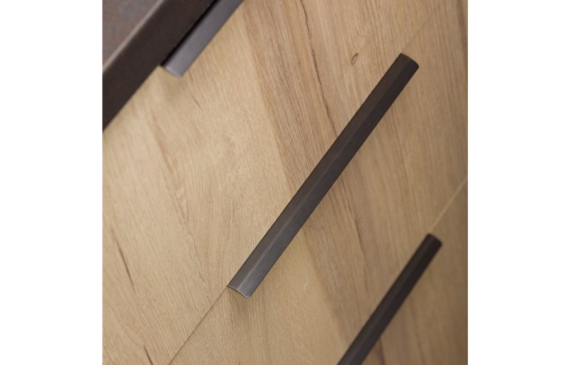 Greep Curve alu zwart 200 mmm