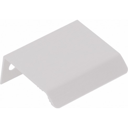 Greep curve alu wit 45 mm