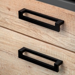 Greep Cleveland mat zwart 128 mm