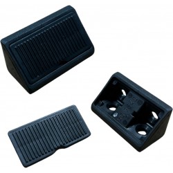 Hoekverbinder zwart, verpakking van 100 stuks