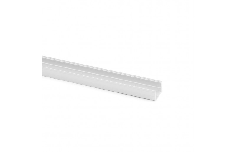 Aluminium inbouwprofiel smal voor ledstrips, wit
