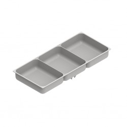 Bakjes los voor luxe broekenhouder PH522 antraciet/zilver