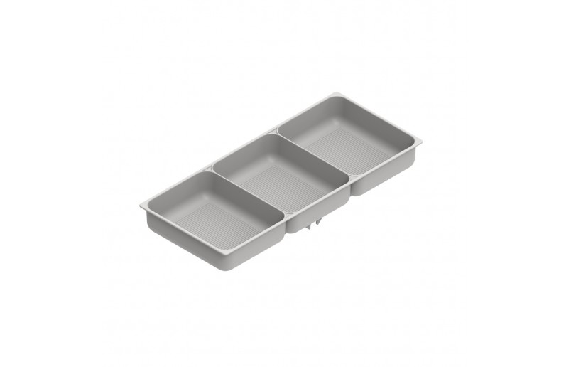 Bakjes los voor luxe broekenhouder PH522 antraciet/zilver