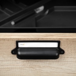 Greep Accra mat zwart 131 mm