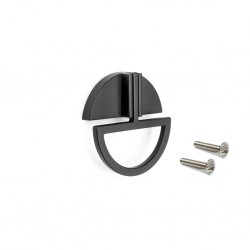 Knop Istanbul zwart 32 mm
