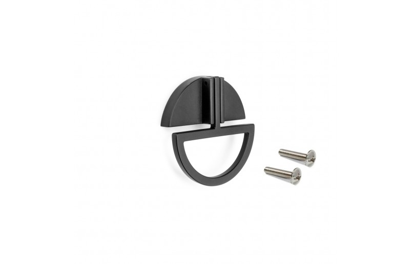 Knop Istanbul zwart 32 mm