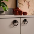 Knop Istanbul zwart 32 mm