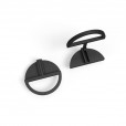 Knop Istanbul zwart 32 mm