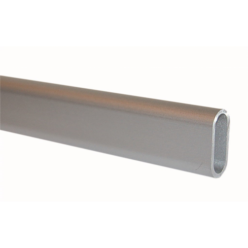 Kledingroede aluminium dikwandig,  lengte 90 - 120 -150 - 200 cm