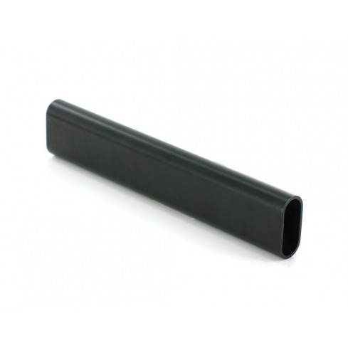 Kledingroede zwart aluminium, lengte 90 - 120 -150 - 200 - 300 cm