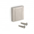 Knop Burton nikkel 40 mm