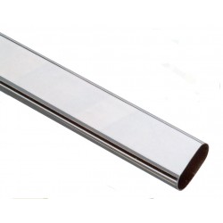 Kledingroede verchroomd staal ( extra zwaar),  lengte 90 - 120 -150 - 200 cm
