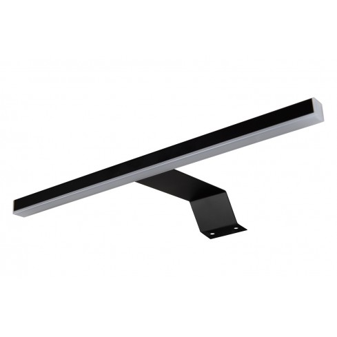 Ultra slim opbouwarmatuur voor kasten en meubels, kleur zwart in set