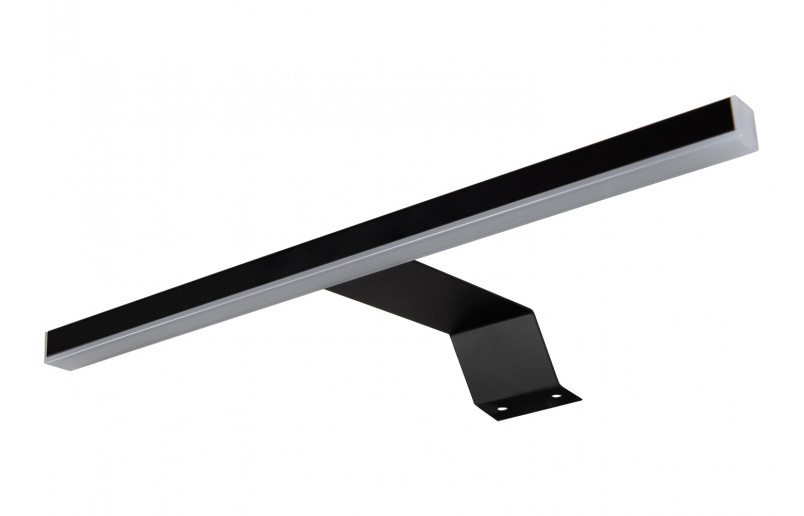 Ultra slim opbouwarmatuur voor kasten en meubels, kleur zwart in set