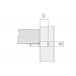 Kastplankdrager lepelmodel 