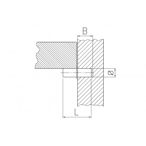 Kastplankdrager verzinkt 5 mm