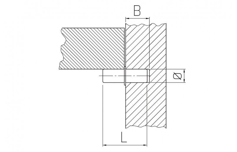 Kastplankdrager verzinkt 5 mm