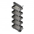 Uittrekframe draaibaar voor keukenkasten met hoogte 143 cm en kastbreedte 400 mm
