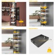 Uittrekframe draaibaar voor keukenkasten met hoogte 178 cm en kastbreedte 400 mm
