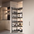Uittrekframe voor keukenkasten met hoogte 178 cm en kastbreedte 600 mm