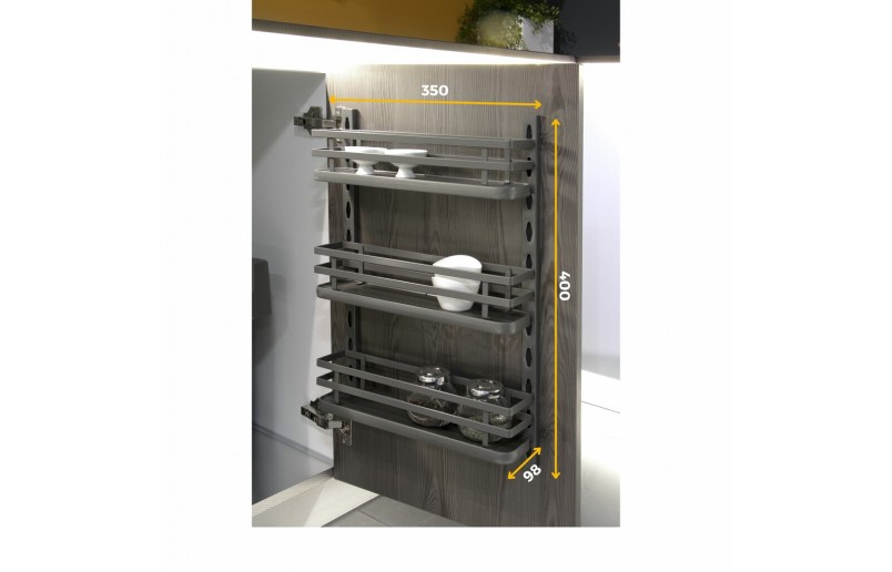 Kruidenrek voor aan de muur of in een (keuken)kast